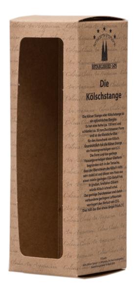 Verpackung Kölschstange