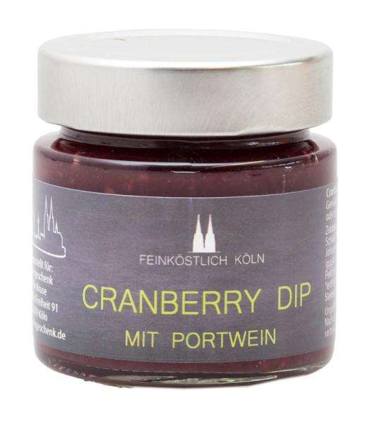 Cranberry Dip Kölner Dom im Glas