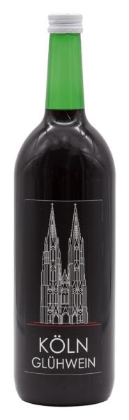 Aromatischer Glühwein in einer 1 Liter Flasche mit Köln-Etikett