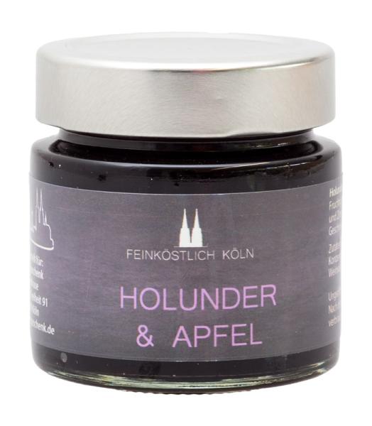Holunder Apfel Fruchtaufstrich Kölner Dom im Glas