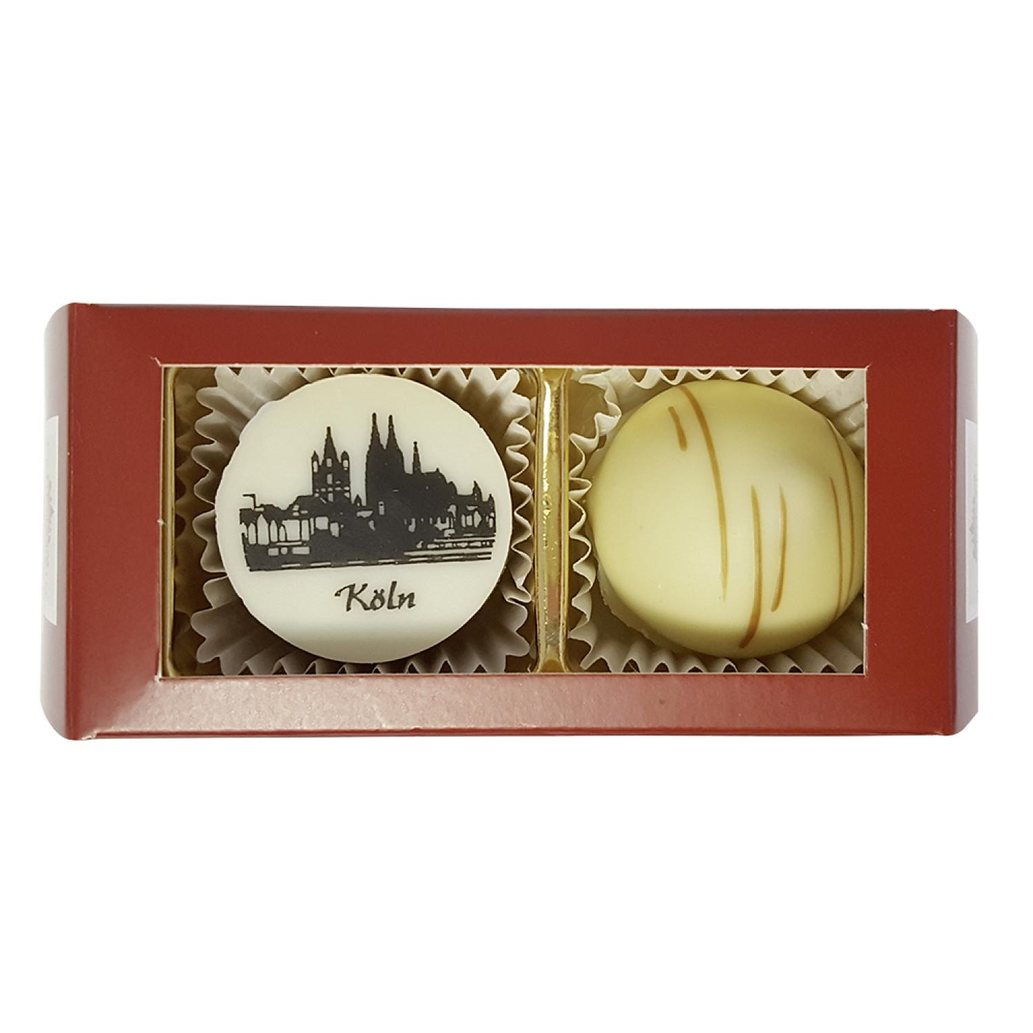 2er Set Pralinen aus dem Hause Lauenstein mit Köln Motiv