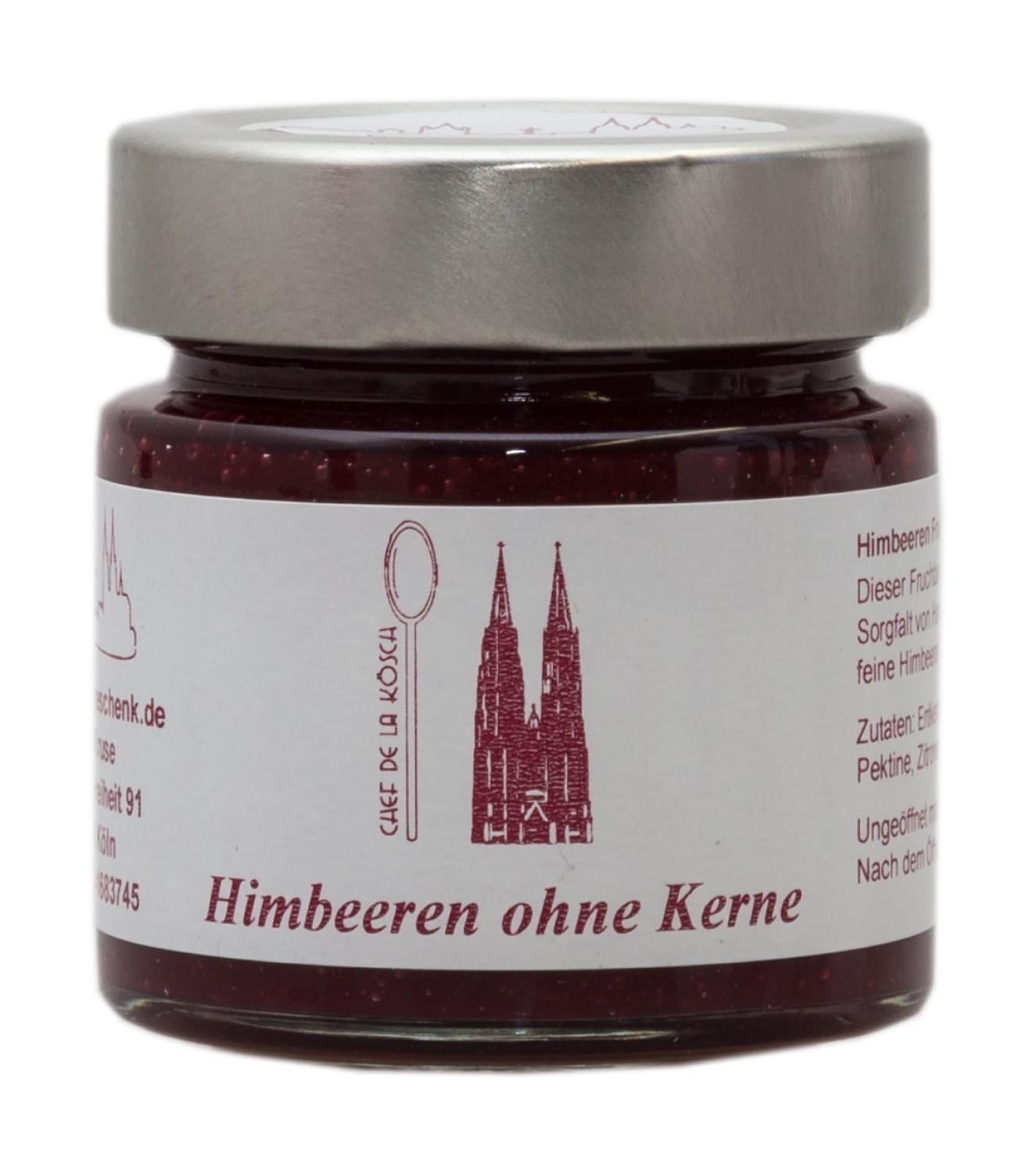 Himbeeren ohne Kerne Fruchtaufstrich