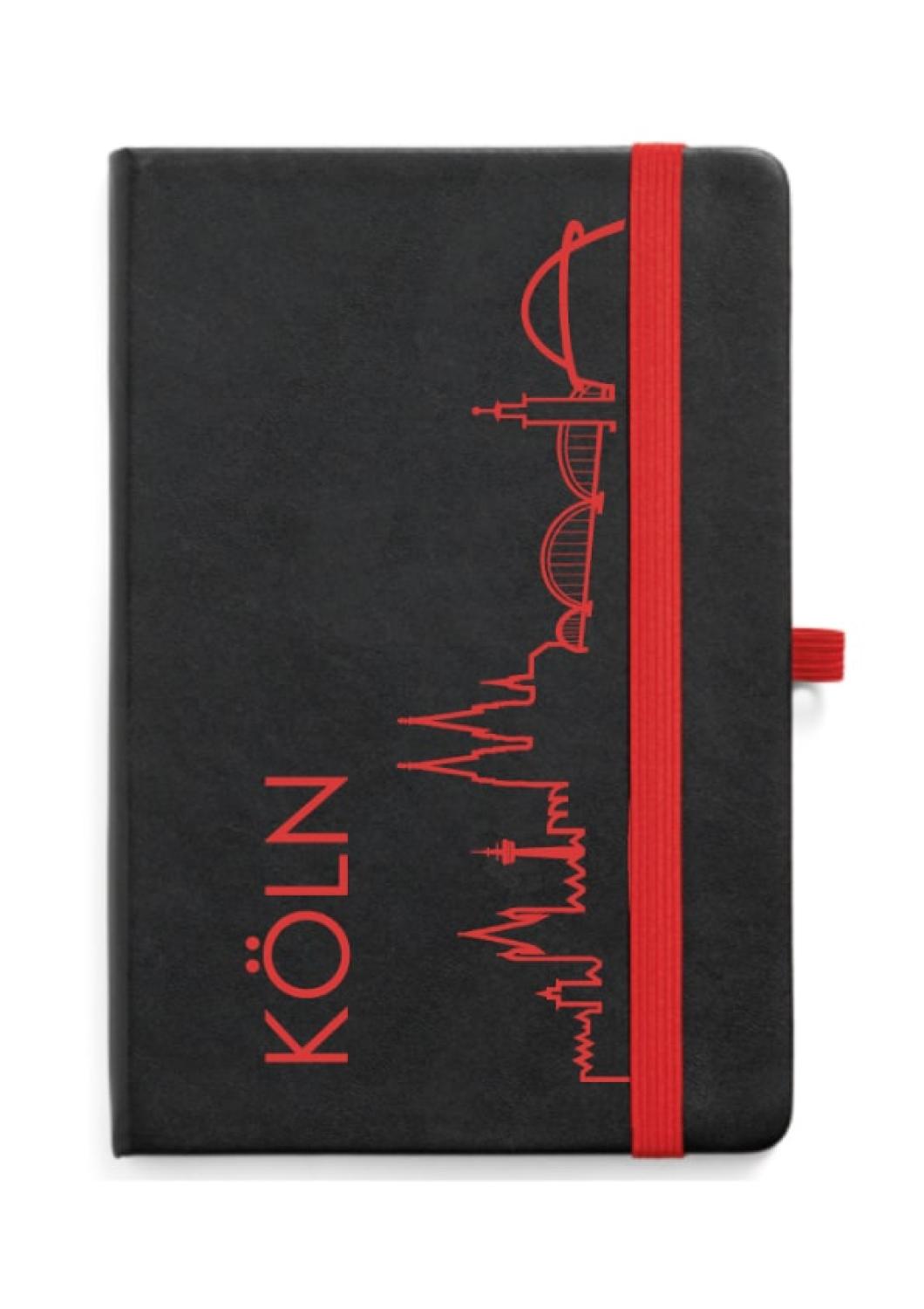 Notizbuch A5 mit Kölner Skyline