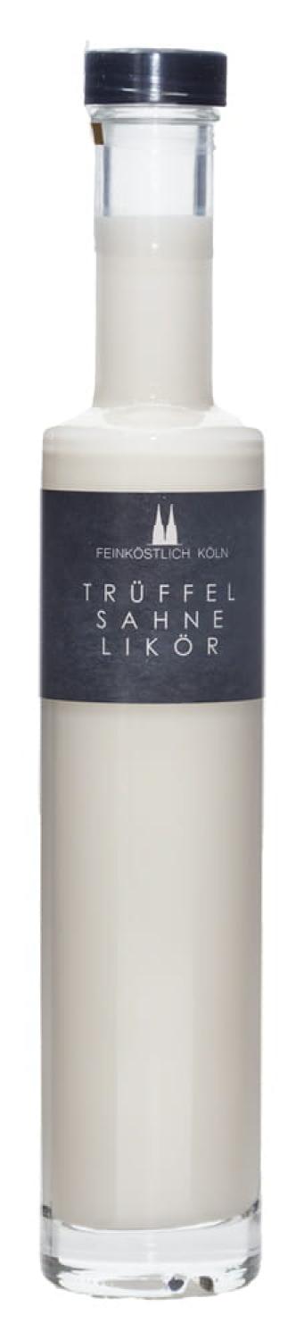 Flasche Trüffel Sahne Likör von Feinköstlich Köln – cremiger Nusslikör aus Österreich, 200 ml