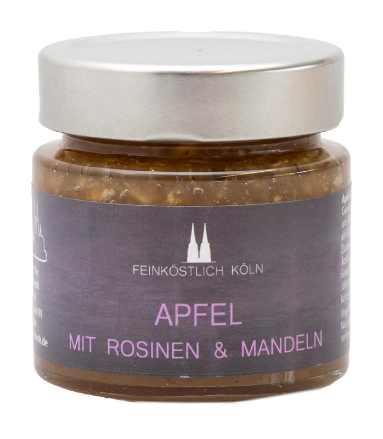 Fruchtaufstrich Apfel mit Rosinen und Mandeln  Kölner Dom