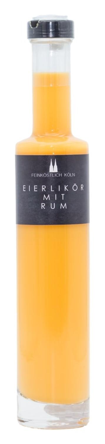 Flasche Eier Likör von Feinköstlich Köln – cremiger Nusslikör aus Österreich, 200 ml