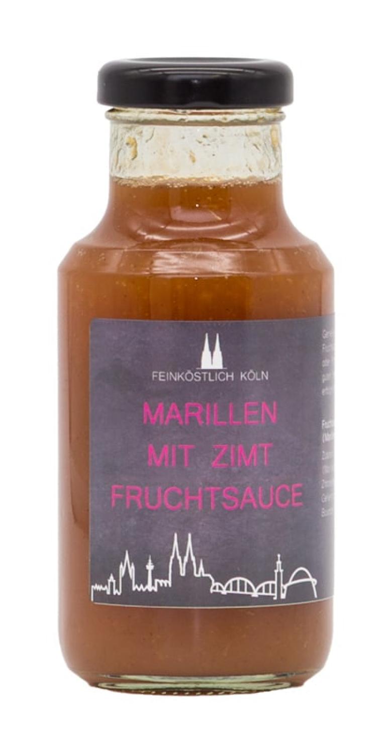 Marillen mit Zimt Fruchtsauce auce - "Feinköstlich Köln"