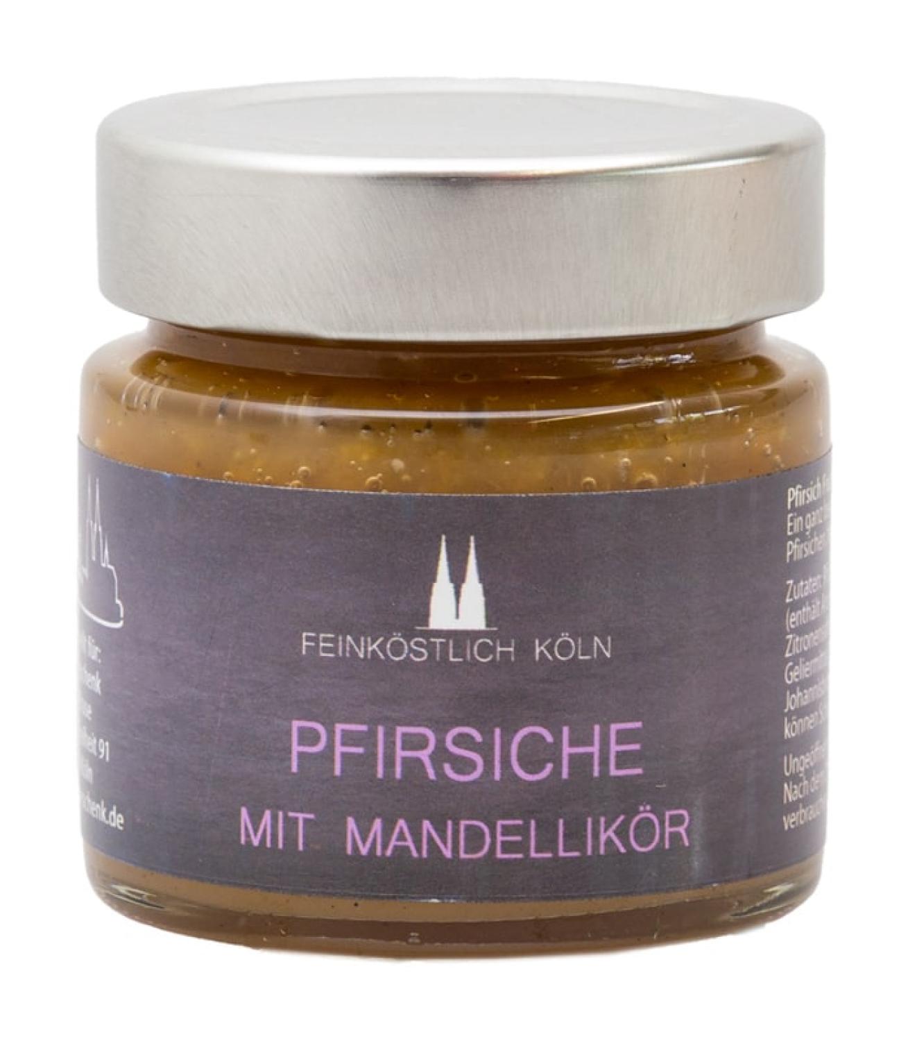 Fruchtaufstrich Pfirsiche mit Mandellikör
